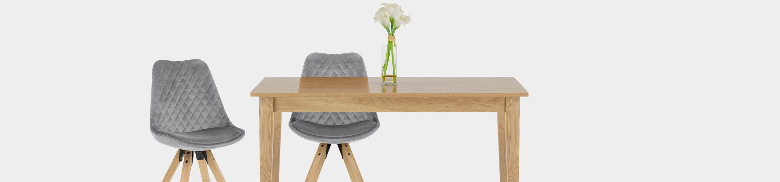 Prism Dining Chair Grey Velvet Video Banner