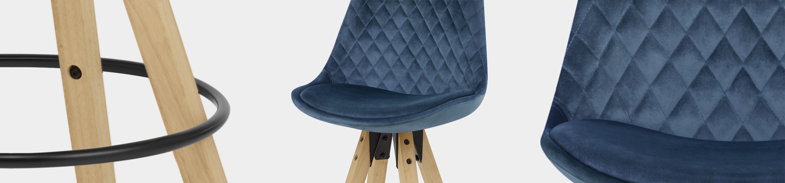 Prism Bar Stool Blue Velvet Video Banner