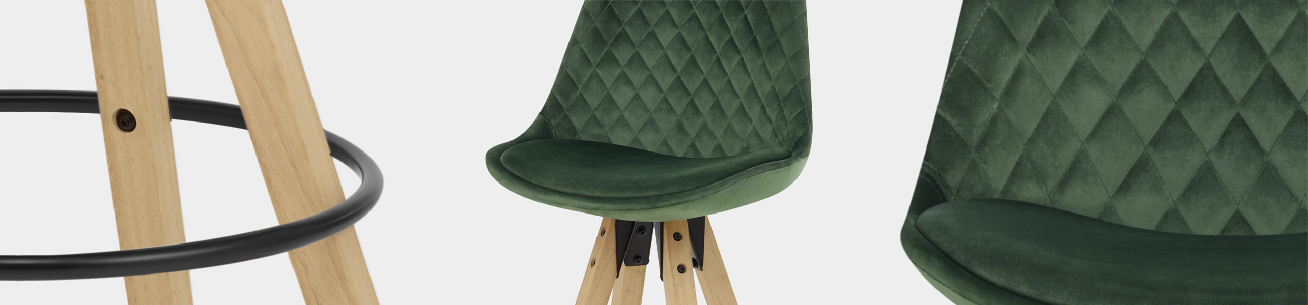 Prism Bar Stool Green Velvet Video Banner