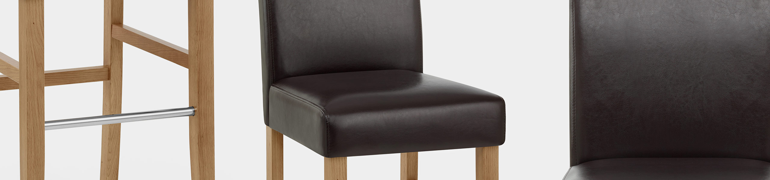 Purnell Oak Stool Brown Video Banner