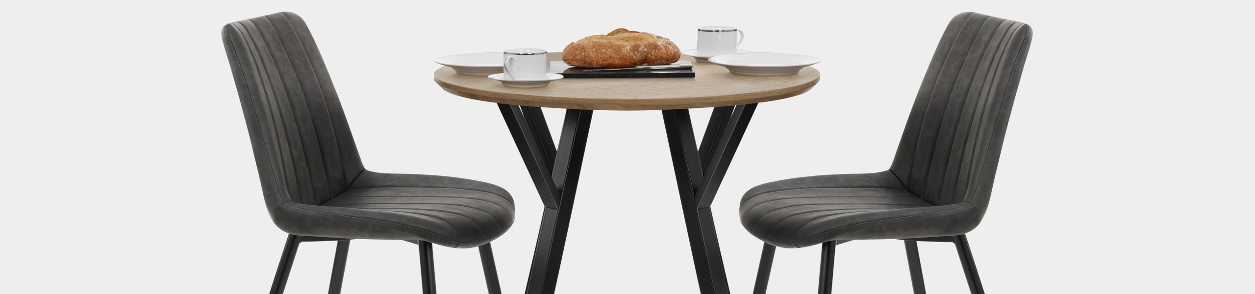 Quest 80cm Dining Table Oak Video Banner