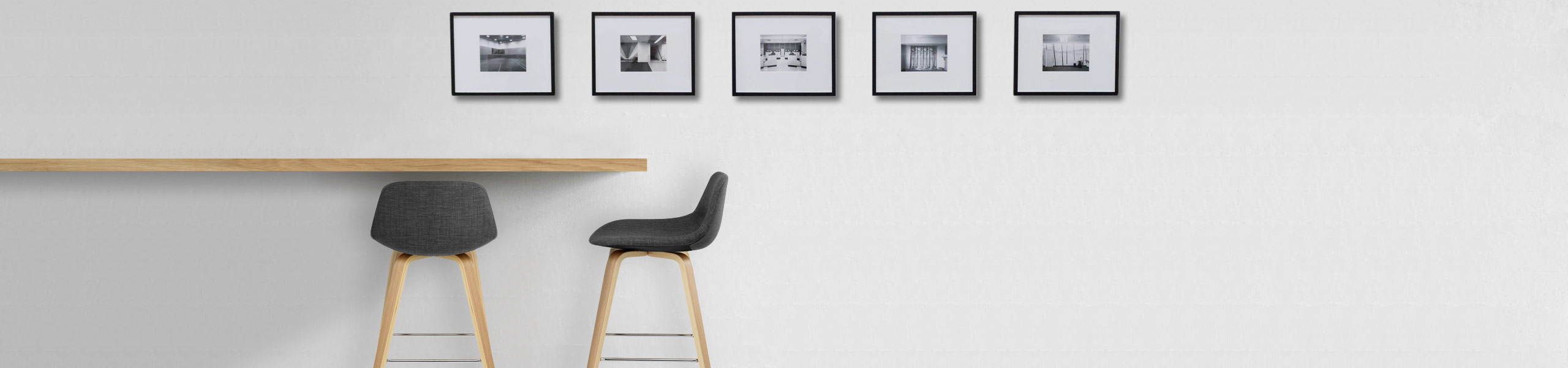 Reef Wooden Stool Charcoal Fabric Video Banner