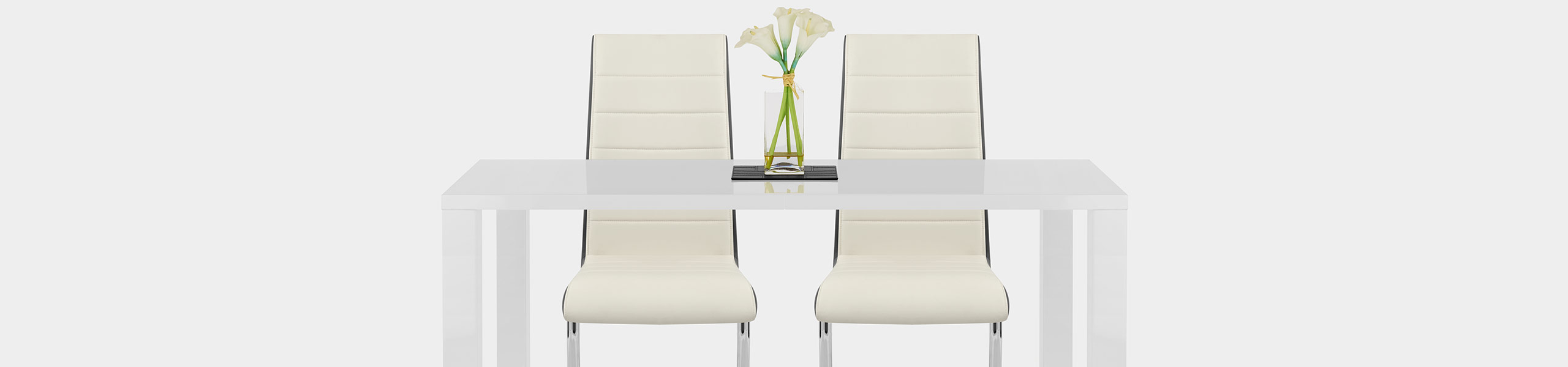 Renoir Dining Chair Cream & Black Sides Video Banner