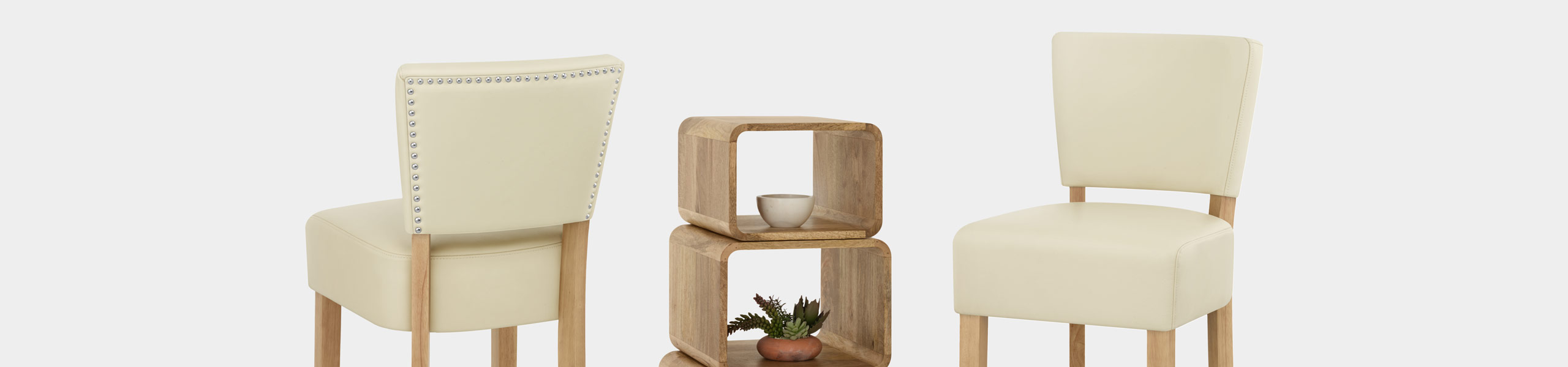 Rhodes Oak Bar Stool Cream Leather Video Banner