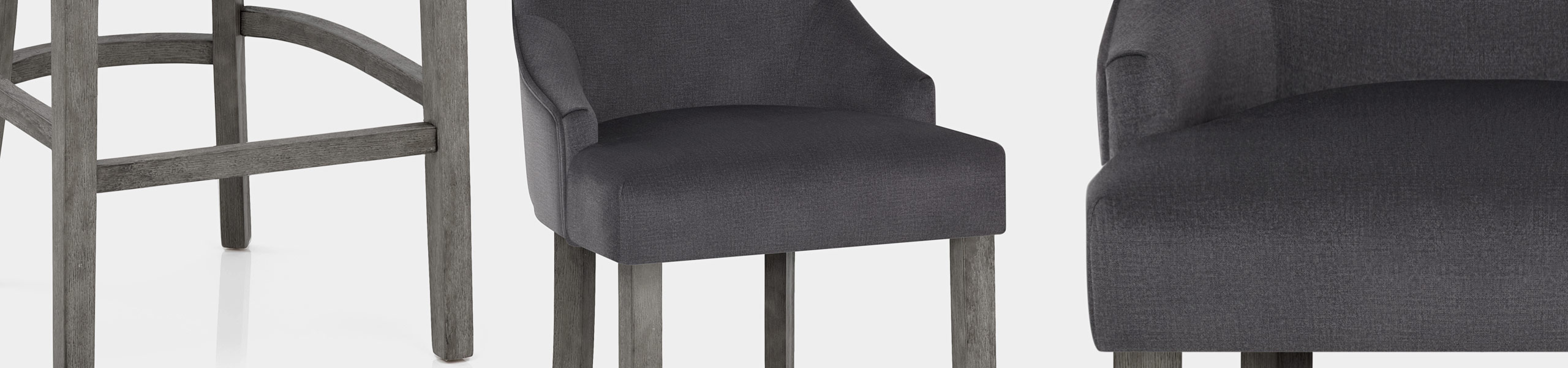 Richmond Grey Oak Stool Charcoal Fabric Video Banner