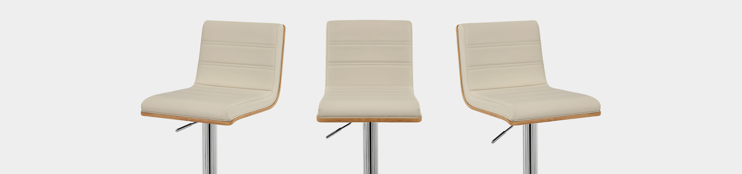 Riviera Walnut Bar Stool Cream Video Banner