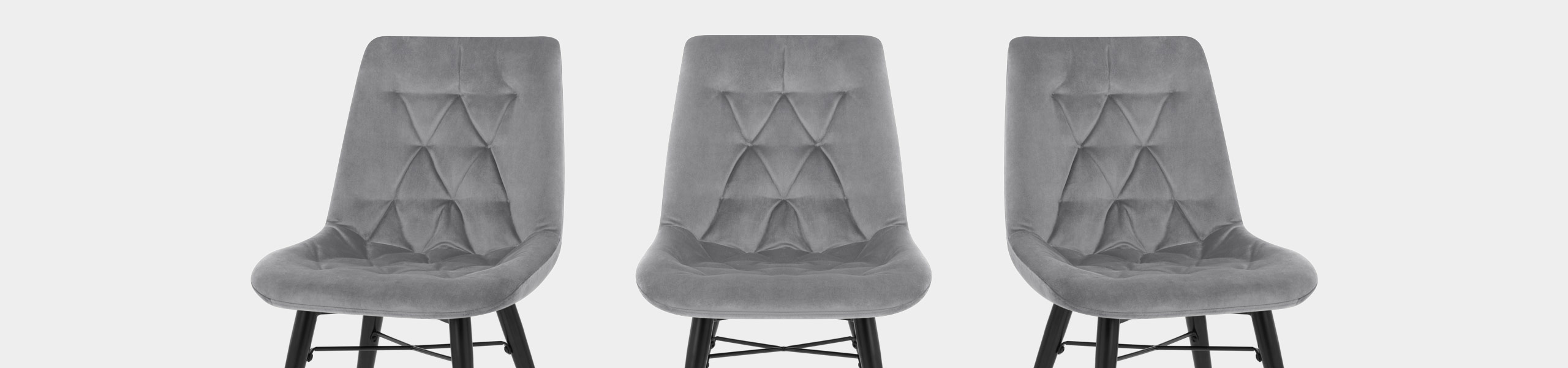 Roxy Dining Chair Grey Velvet Video Banner