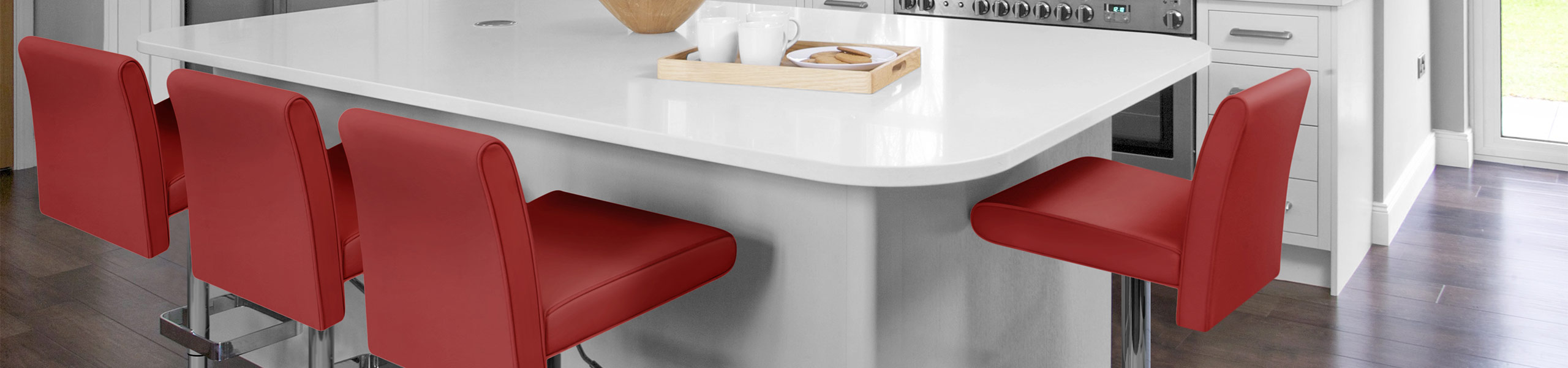 Siena Bar Stool Red Video Banner