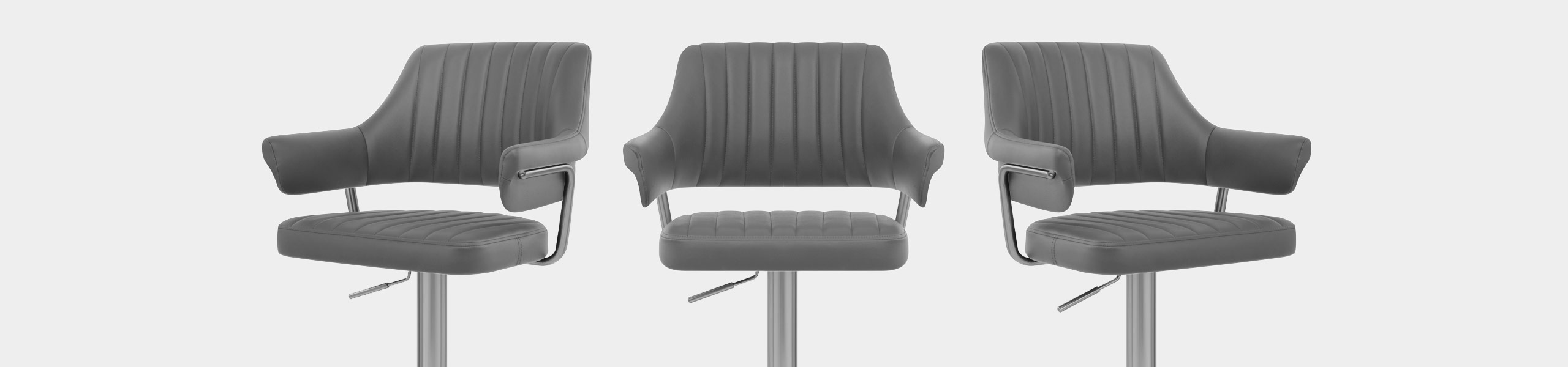 Skyline Brushed Bar Stool Charcoal Video Banner