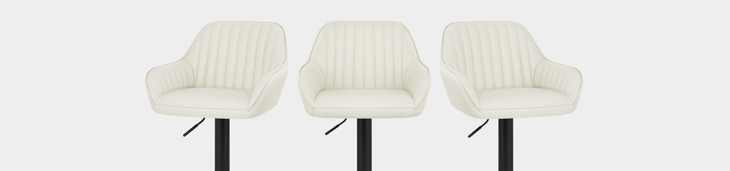 Sol Real Leather Bar Stool Cream Video Banner
