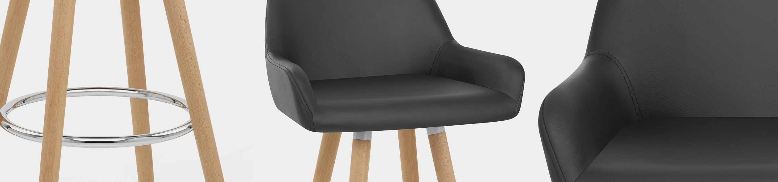 Solo Wooden Bar Stool Black Video Banner