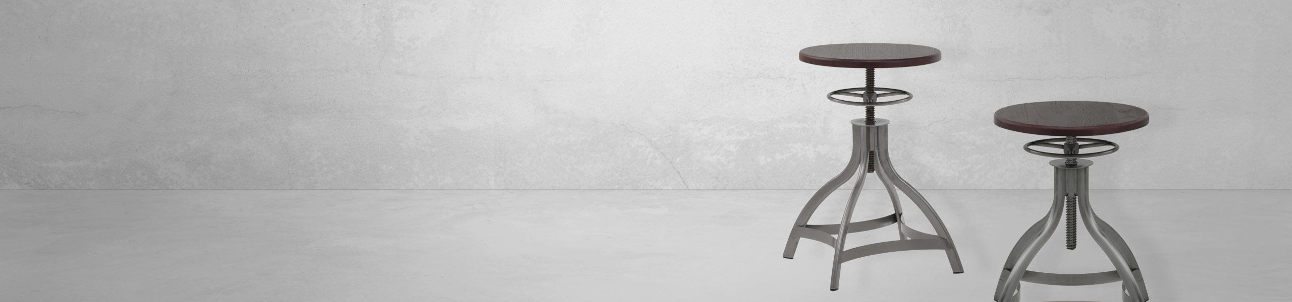 Spark Antique Steel Stool Video Banner