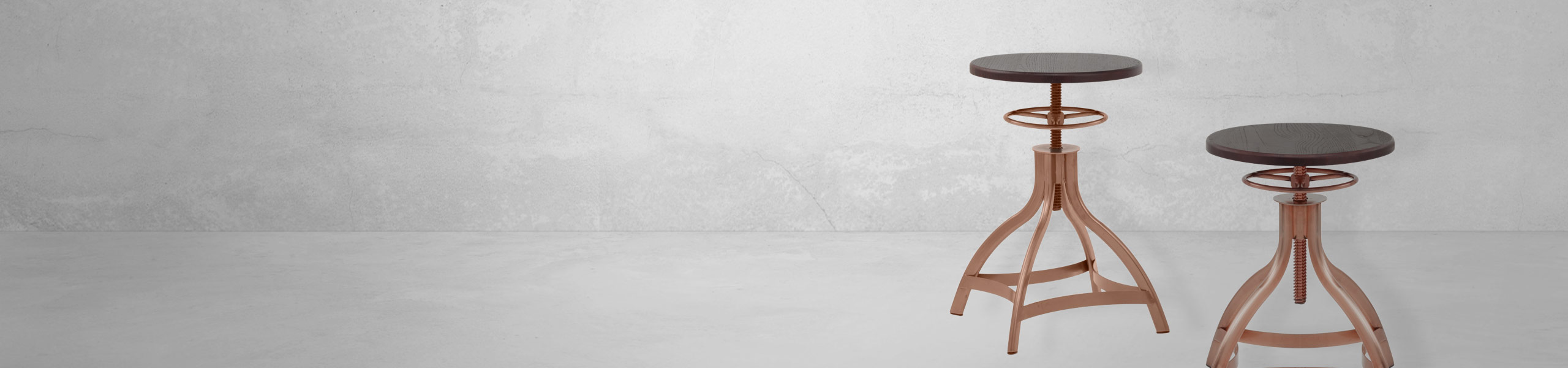 Spark Copper Stool Video Banner