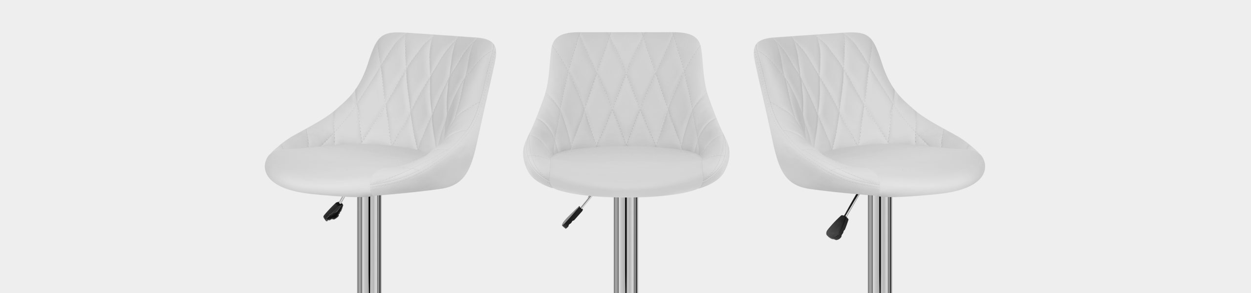 Stitch Bar Stool White Video Banner