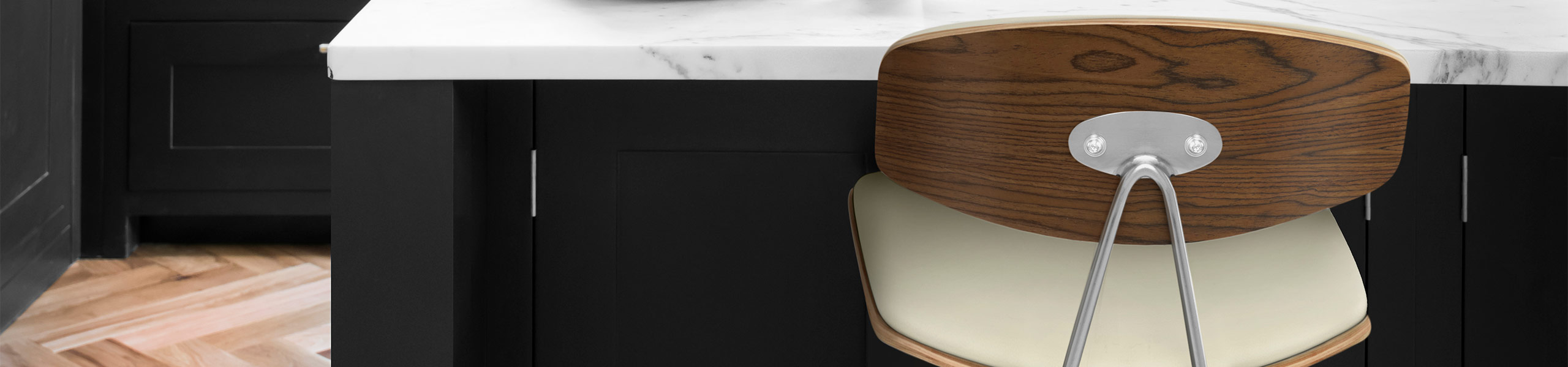 Strada Walnut Bar Stool Cream Video Banner