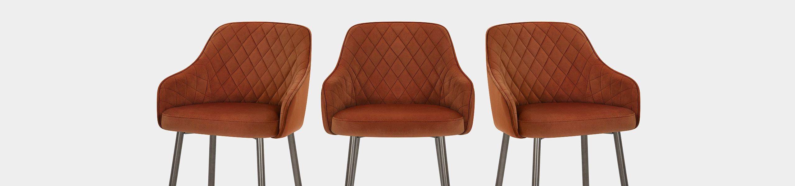 Sydney Bar Stool Rust Velvet Video Banner