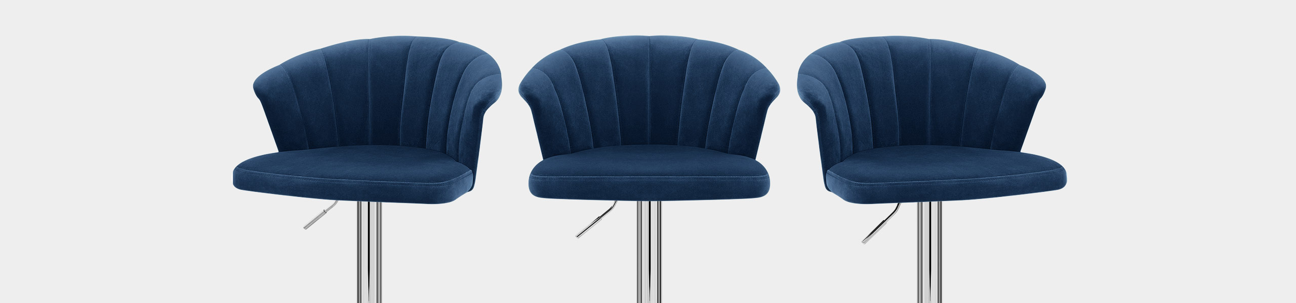 Symphony Bar Stool Blue Velvet Video Banner