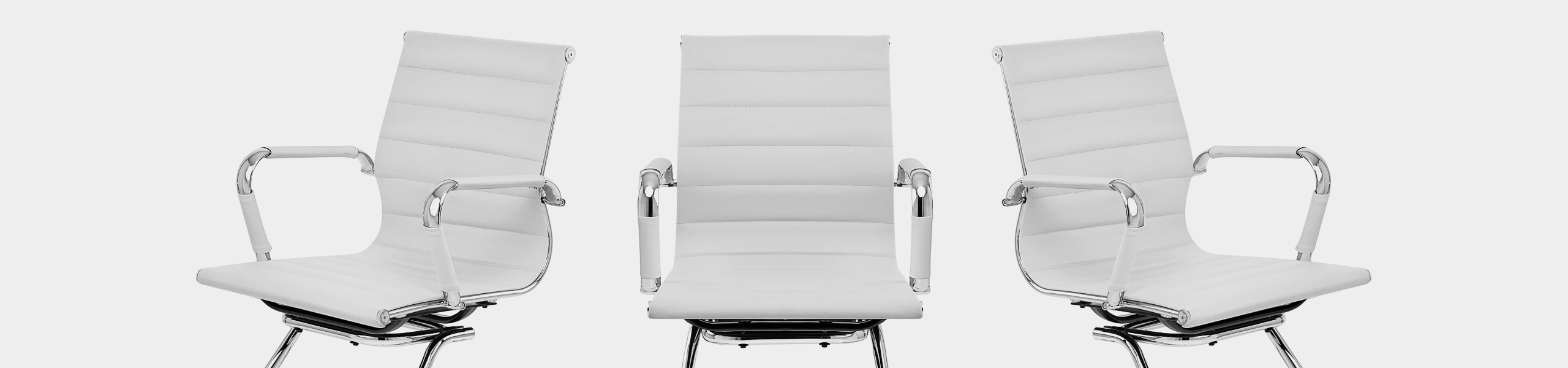 Task Office Chair White Video Banner