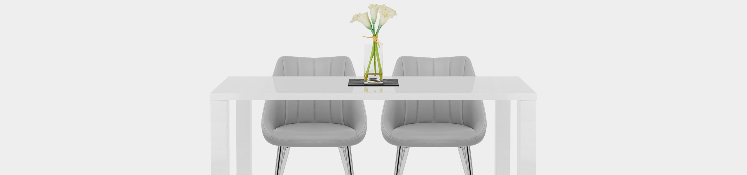 Tempo Dining Chair Light Grey Video Banner