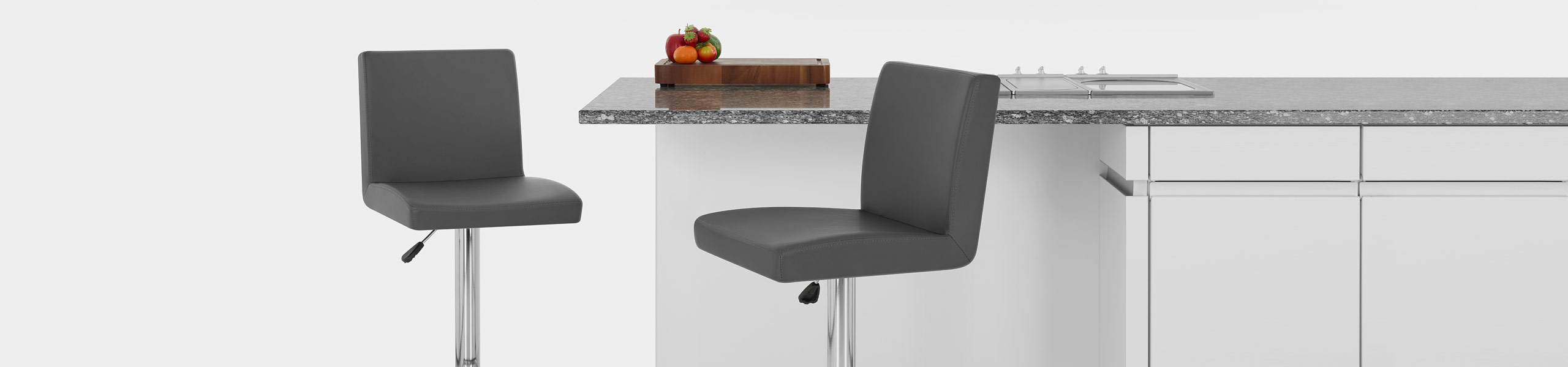 Topaz Bar Stool Grey Video Banner