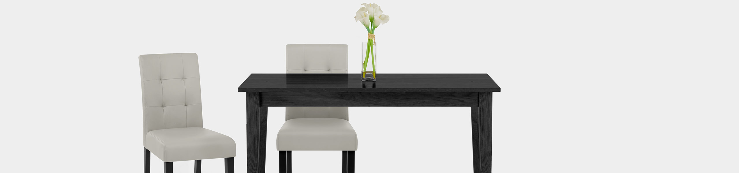 Torino Dining Chair Grey Leather Video Banner