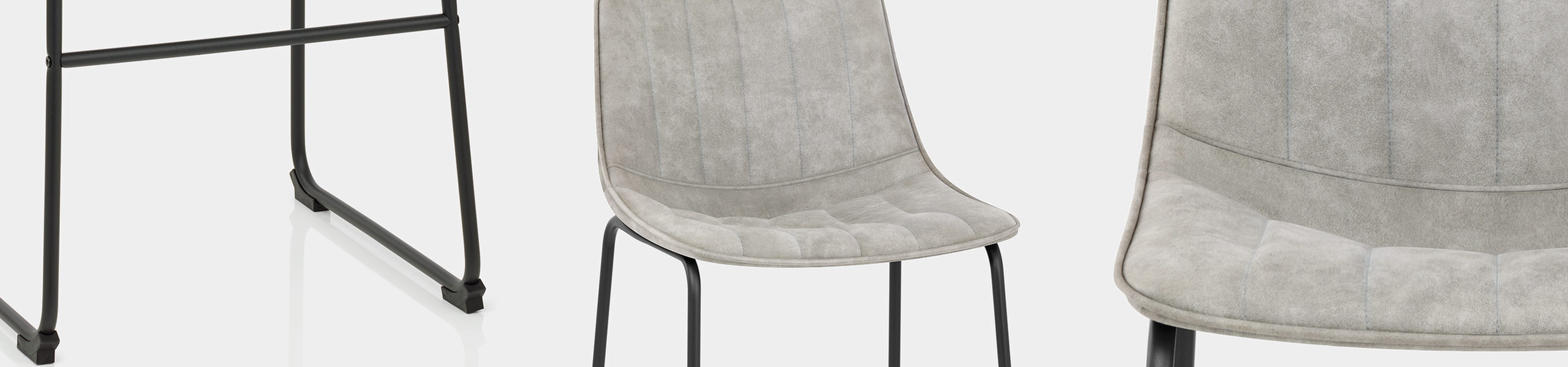 Tucker Stool Antique Light Grey Video Banner