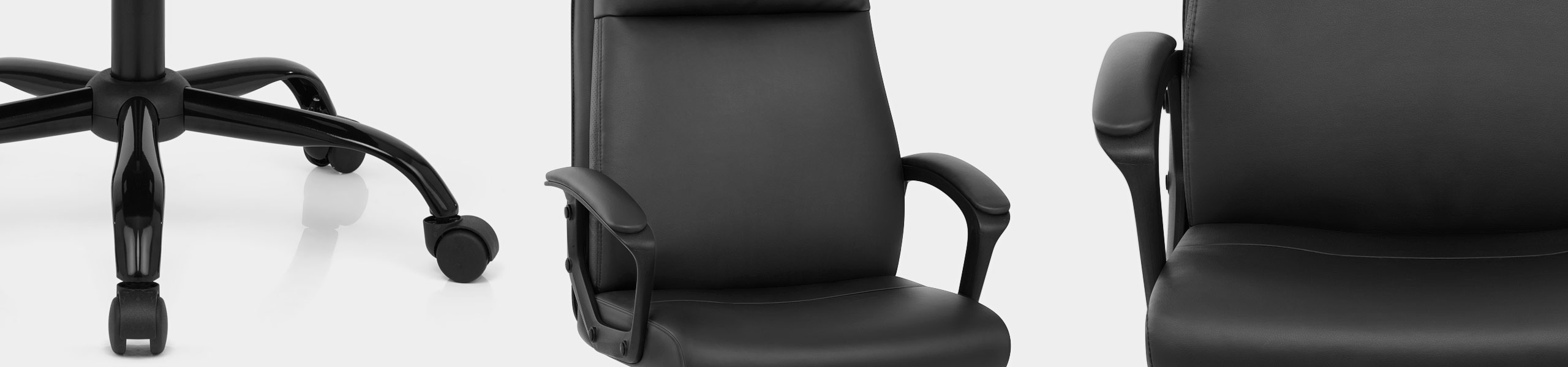 Turin Office Chair Black Video Banner