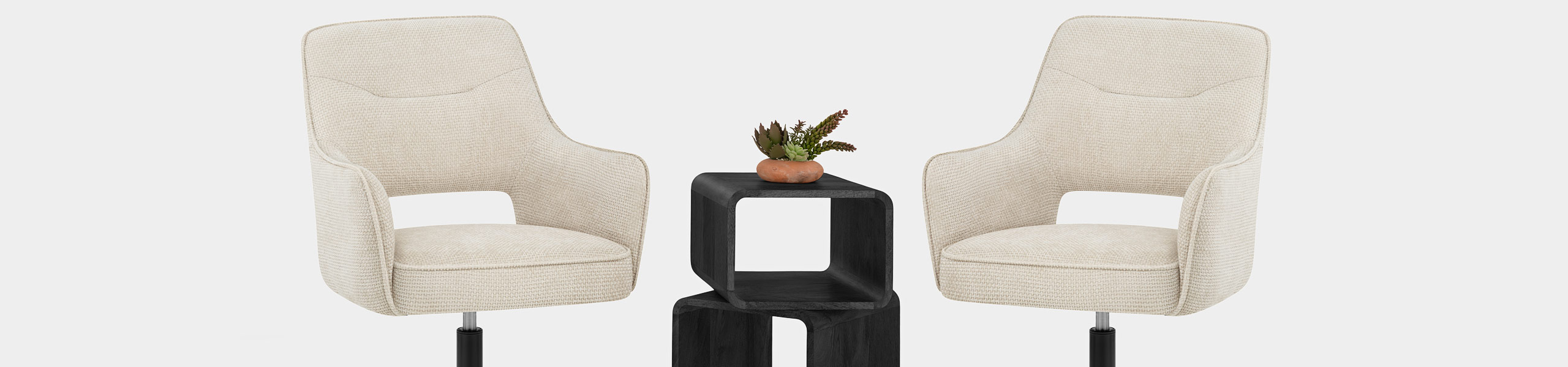 Veneto Chair Cream Fabric Video Banner