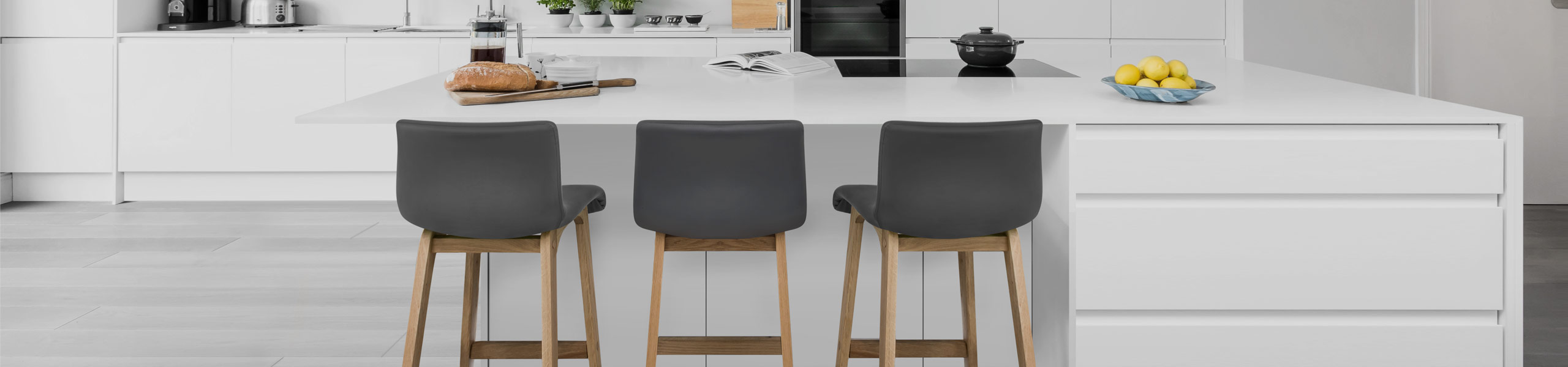 Wave Bar Stool Grey Video Banner