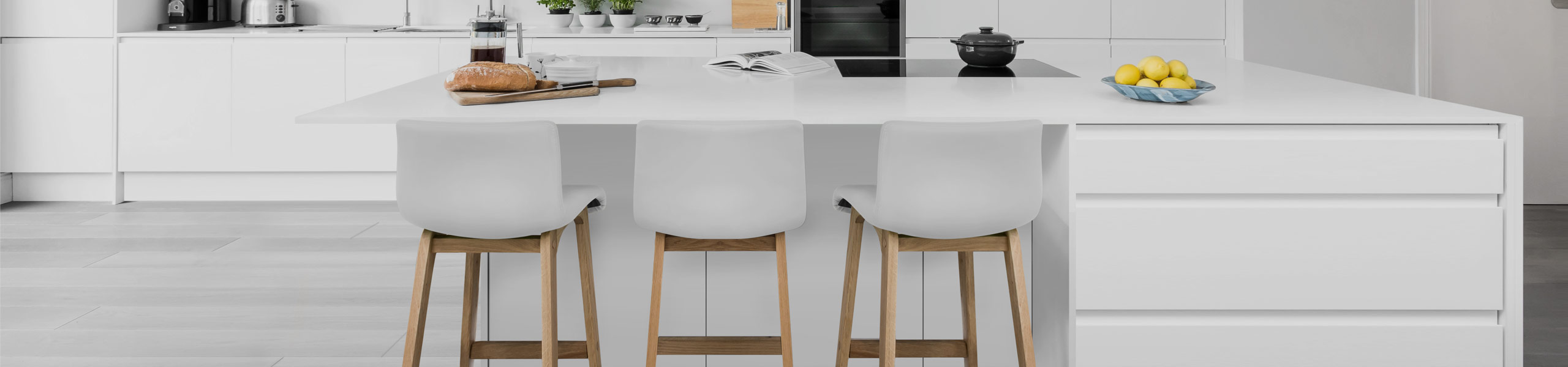 Wave Bar Stool White Video Banner