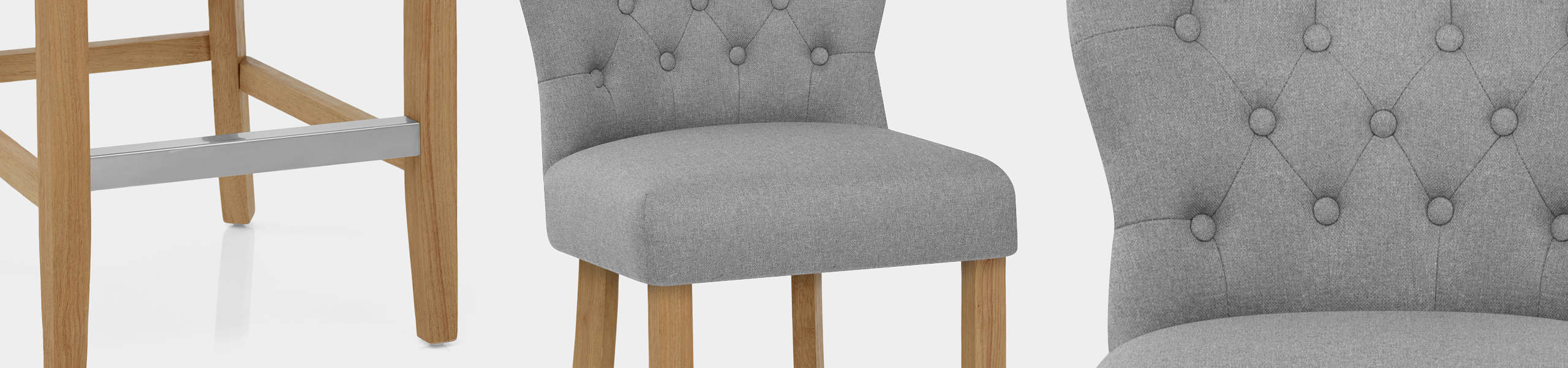 Windsor Bar Stool Grey Fabric Video Banner