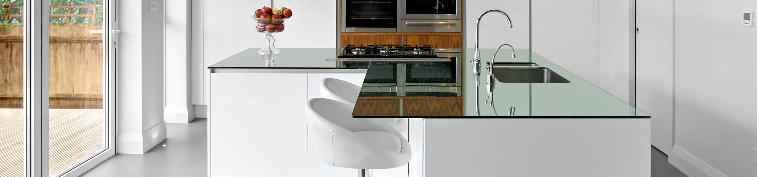 Zenith Real Leather Stool White Video Banner
