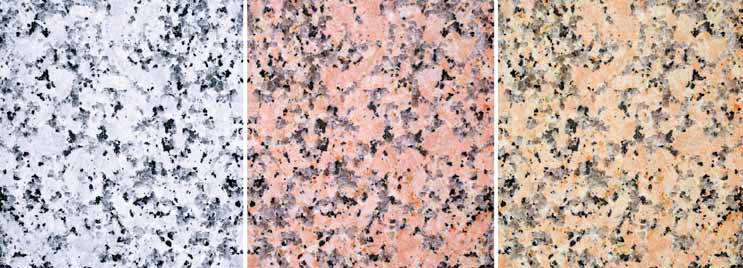 Three Different Colours of Granite for Table Design