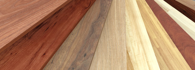 Light, Dark and Medium Wood Swatches for Furniture Design