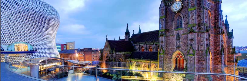 The Bull Ring in Birmingham City Centre