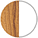 White Orbit Coffee Table Walnut Inner